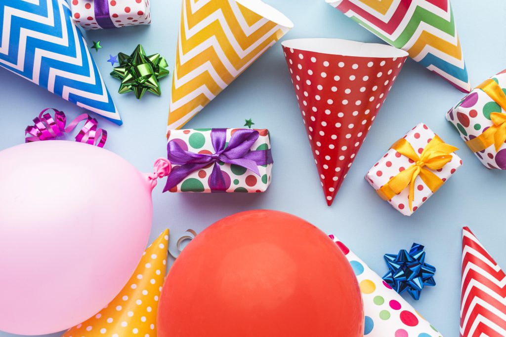 fiesta naturaleza muerta coleccion plano lay